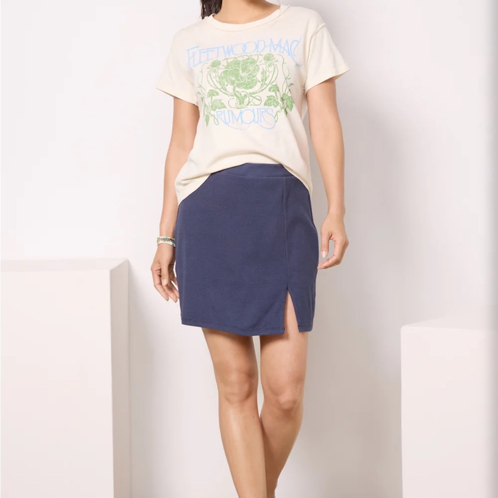 Sundry Ribber Navy Blue Women's Skort